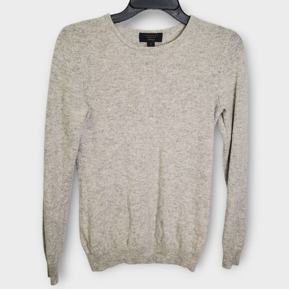 Charter Club 100% Cashmere Sweater Gray Small - Picture 2 of 7
